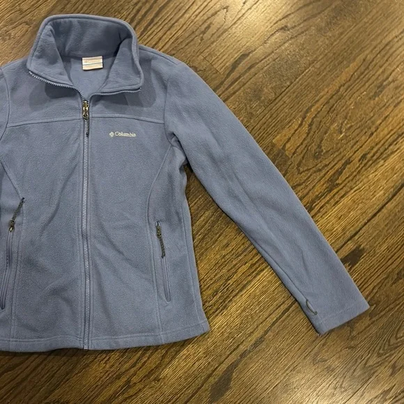 Columbia Blue Fleece Jacket Size XS - Picture 4 of 6